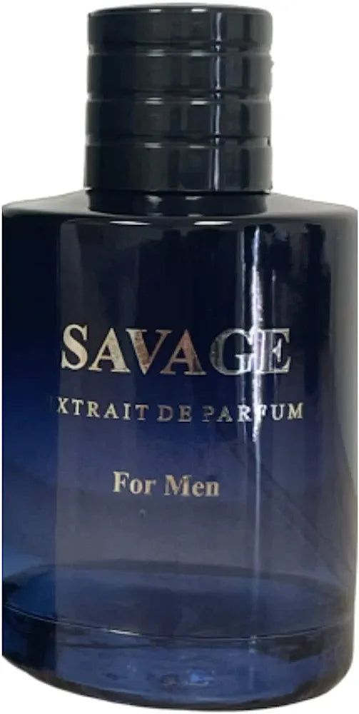 INSPIRE SCENTS Savage Extrait De Parfum Spray for Men - 3.4 Oz + Travel Spray, Warm Masculine Scent for Daily Use, Casual Men's Cologne, 3.4oz/100ml