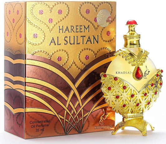 Hareem Al Sultan Gold Concentrated Perfume Oil for Unisex, 35 ml