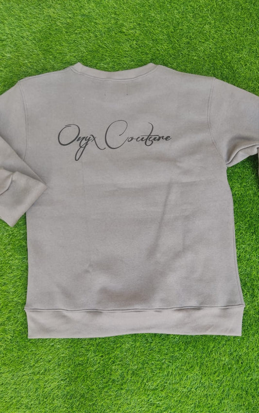 Onyx Couture Signature sweatshirts(Grey)