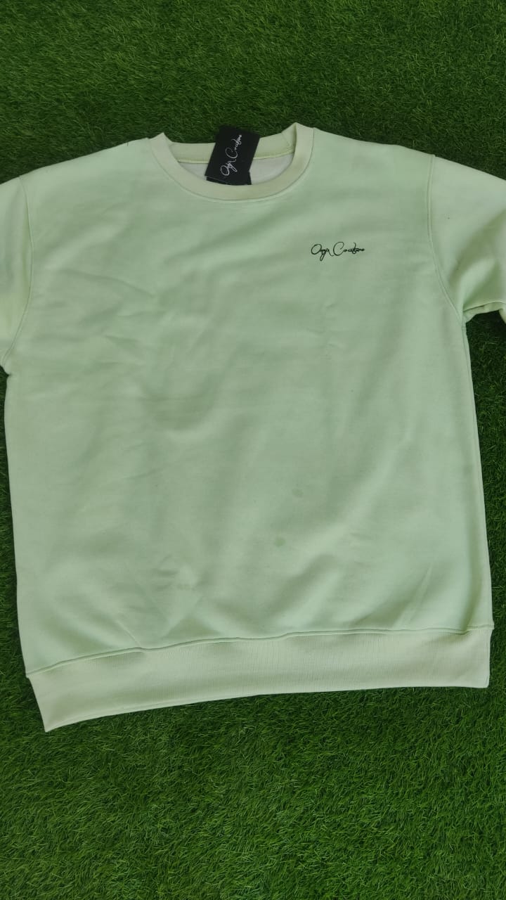 Onyx Couture Signature Sweatshirt(Mint Green)